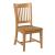 Kafe Rake Wood/Fabric Back Chair