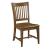 Kafe Rake Wood/Fabric Back Chair
