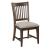 Kafe Rake Wood/Fabric Back Chair