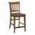 Kafe Tall Rake Wood/Fabric Back Chair
