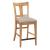 Kafe Tall Splat Wood/Fabric Back Chair