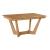 Kafe W60-inch Rectangular Wood Trestle Table