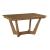 Kafe W60-inch Rectangular Wood Trestle Table