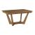 Kafe W60-inch Rectangular Wood Trestle Dining Room Set