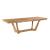 Kafe W80-inch Rectangular Wood Trestle Extendable Dining Room Set