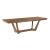 Kafe W80-inch Rectangular Wood Trestle Extendable Table