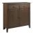Kafe W80-inch Rectangular Wood Trestle Extendable Dining Room Set