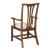 Bridgetown Fitts Wood/Fabric Arm Chair