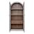 Hidden Treasures Wood Arched 2-Doors Display Cabinet