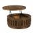 Hidden Treasures Round Wood Lift Top Coffee Table