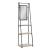 Hidden Treasures Make An Travertine/Metal Entrance Etagere w/Mirror