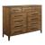 Abode Larson Tall Wood Dresser w/11 Drawers