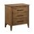 Abode Larson Wood Nightstand w/3 Drawers