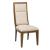 Abode Doyle Wood/Fabric Upholstered Side Chair