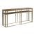 Brighton Acquisitions Rectangular Wood/Metal Sofa Table