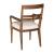 Monogram Clubhouse Wood/Fabric Arm Chair