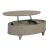 Milan Fairview Oval Wood Lift Top Coffee Table w/Drawer