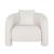 Sylvia Tweed Accent Armchair w/Accent Pillow