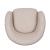 Sylvia Tweed Accent Armchair w/Accent Pillow