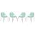 Asbury Polypropylene Dining Chair (Set of 4)