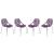 Asbury Polypropylene Dining Chair (Set of 4)