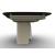 Twins Metal/Ceramic Rectangular Extendable Dining Table w/Rounded Corners