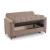Ace Polyester Convertible Storage Loveseat