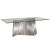 Ace Rectangular Glass Dining Table