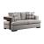 Niamey Fabric/Wood Loveseat
