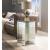 Nysa 80217 Mirrored/Faux Crystals End Table