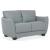 Valeria Leather Loveseat