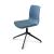 Noom 50 Polypropylene Swivel Chair w/Metal Spoke Legs
