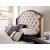Berkshire Glendale Fabric/Wood Upholstered Shelter Bed, King Size