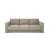 Boston Fabric/Leather Large Sofa
