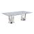 Adelle Rectangular Glass Dining Table