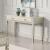 Adina Glass/Wood Storage Sofa Table w/2 Drawers