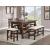 Fredonia Wood Storage Counter Height Dining Set