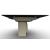 Twins Metal/Ceramic Rectangular Extendable Dining Table