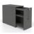 Boxi Office Lockable Storage Tower w/2 Shelves & Pencil Tray