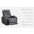 Composer Polyester/PU Power Recliner w/Ambient Blue LED Lighting