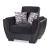 Armada Air Fabric/PU Convertible Sleeper Chair