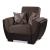 Armada Air Fabric/PU Convertible Sleeper Chair