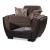 Armada Air Fabric/PU Convertible Sleeper Chair