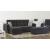 Armada Air Fabric Convertible L-Shaped Lounge Sectional Sofa