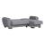 Armada Air Fabric Convertible L-Shaped Lounge Sectional Sofa