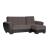 Armada Air Fabric/PU Convertible L-Shaped Lounge Sectional Sofa