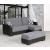 Armada X Fabric/PU Convertible L-Shaped Lounge Sectional Sofa