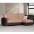 Armada X Fabric/PU Convertible L-Shaped Lounge Sectional Sofa
