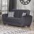 Armada Air Fabric Convertible Loveseat