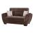 Armada Air Microfiber Fabric Convertible Loveseat